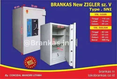 jual lemari besi Brankas New Ziger Solid STRONG 2 Tahan Api & Bongkar