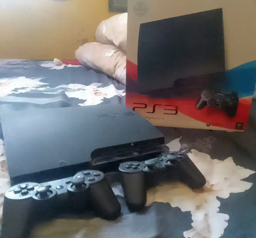 Jual PS 3 Slim 500 GB Full Games Dus Lengkap Normal