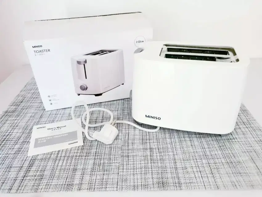 Toaster Roti / Pemanggang Roti Pop Up Sandwich Toaster Miniso Japan