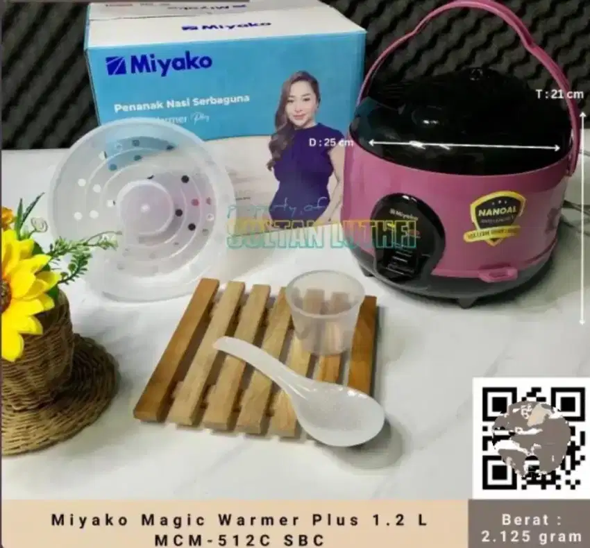 Magic com Miyako 3 in 1 kapasitas 1,2 Liter