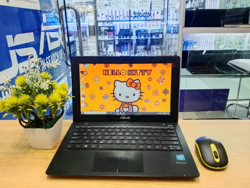 NOTEBOOK SEKOLAH ASUS X200M CELERON RAM 2GB HDD 500GB SIAP PAKAI