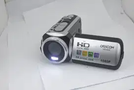 Handycam Oracom HD-A09 Digital Video FullHD Layar Flip 5x Optical Zoom