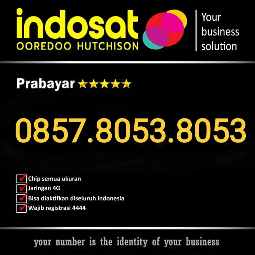 Nomor Indosat Cantik Super