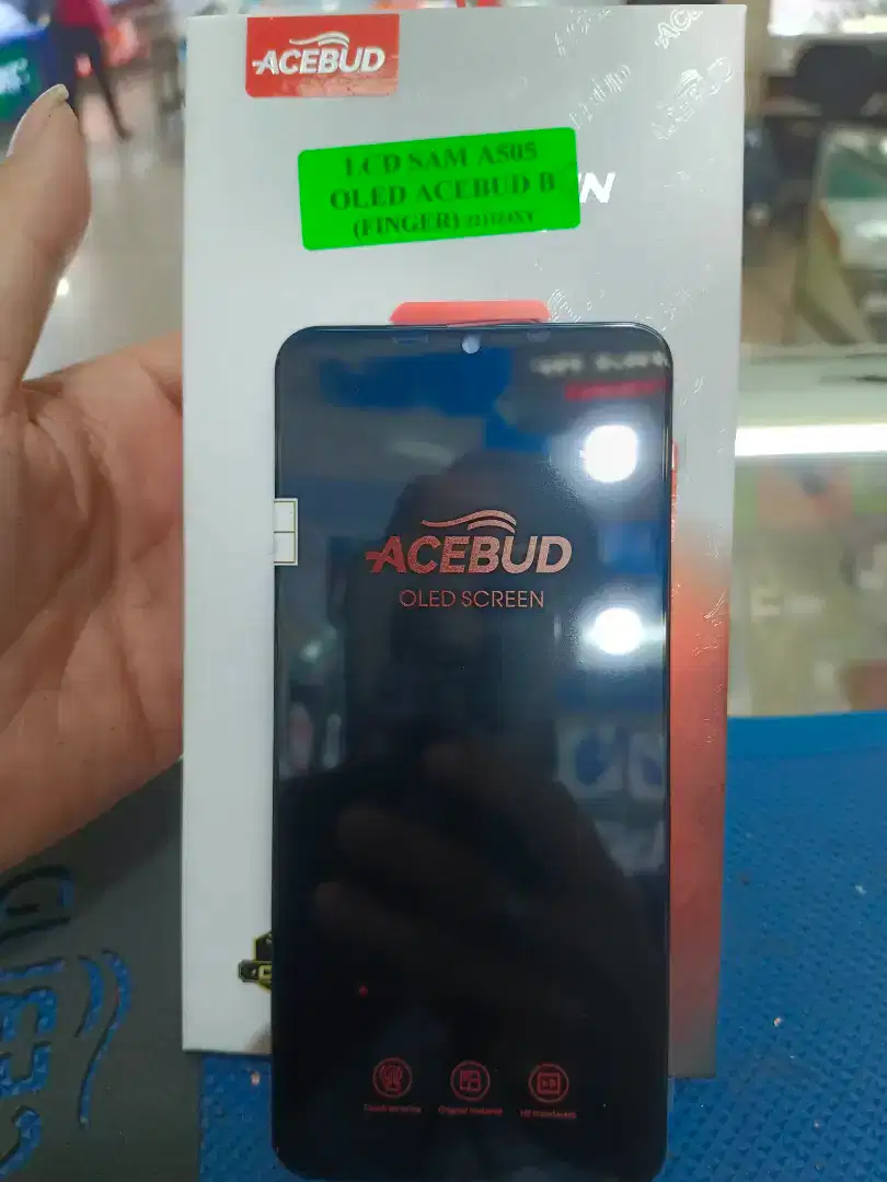 Jual Lcd Baru Oled Fingerprint bisa Samsung A50/50s.
