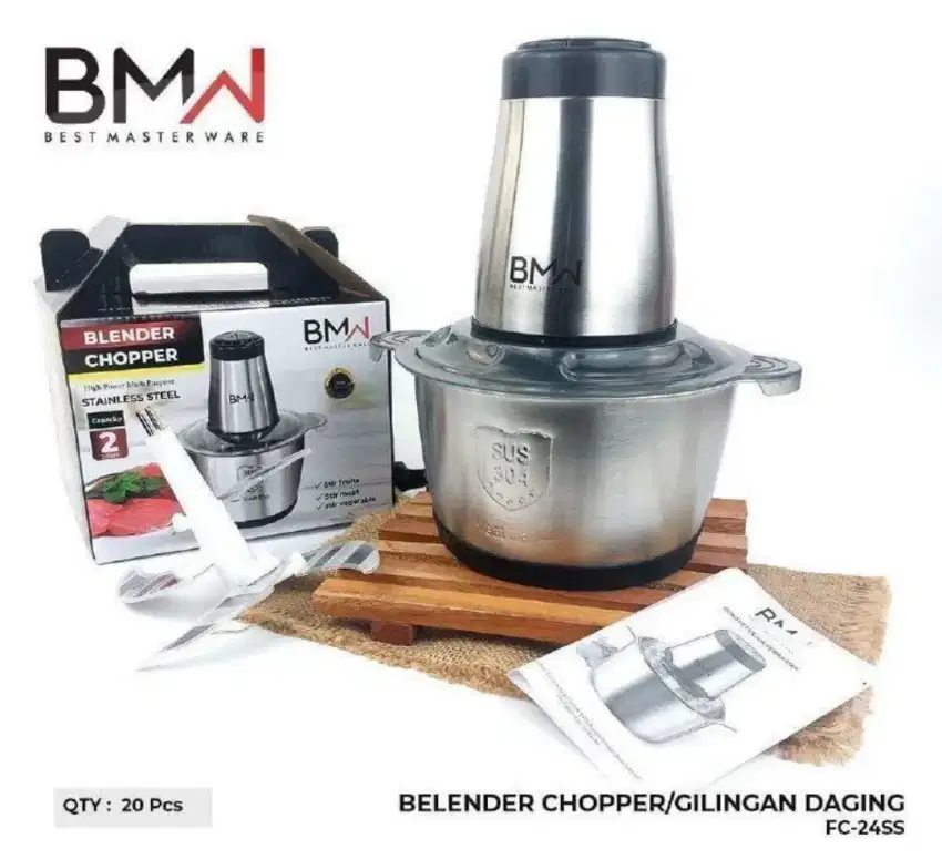 Food Chopper Stainless BMW / Blender Daging Meat Grinder