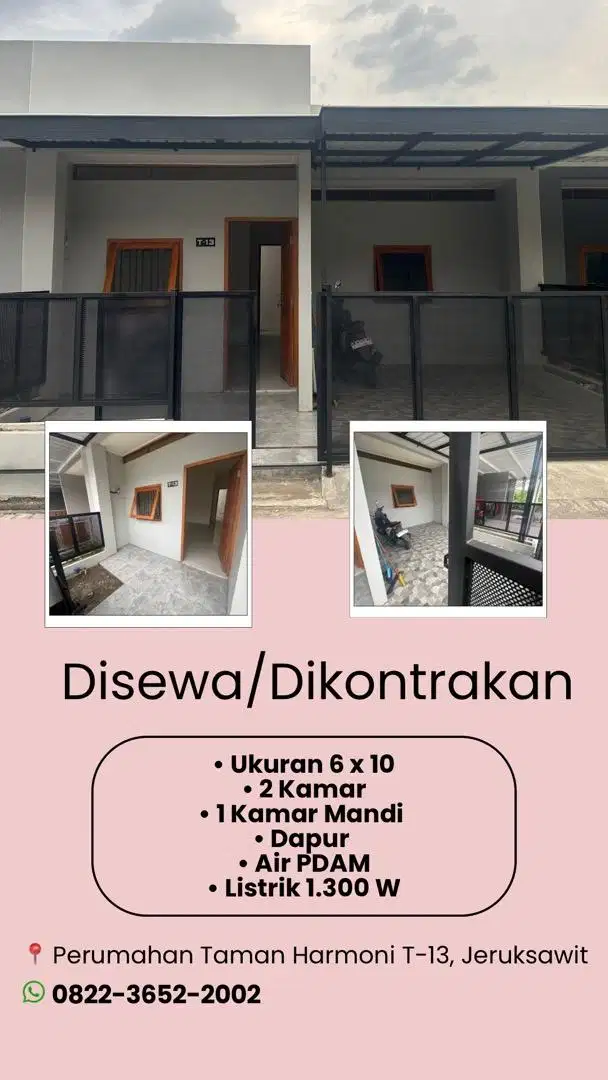 Disewakan / Dikontrakan Rumah