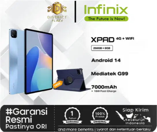 Infinix Tab Xpad Ram 8/256GB Bergaransi Resmi