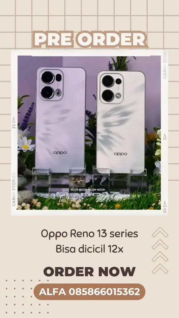 Pre order Oppo Reno 13 series 5G