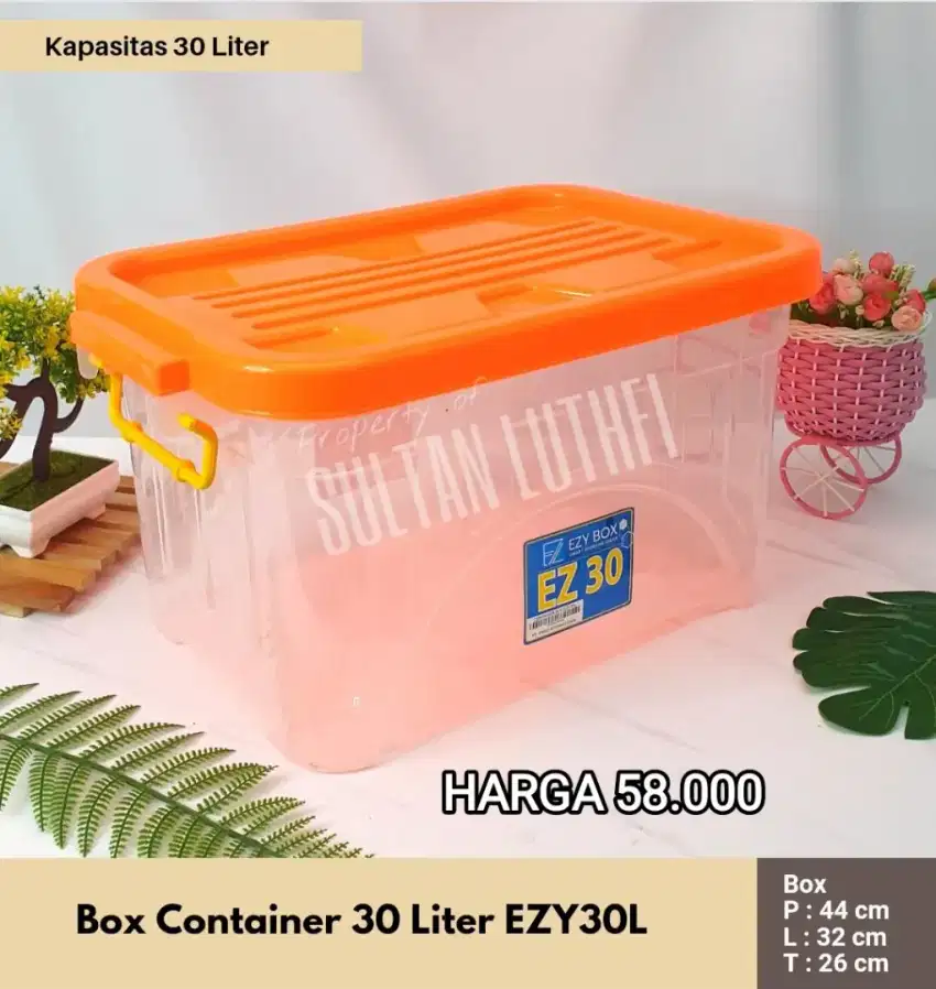 EZY Box Kontainer Plastik Ada Rodanya Tebal & Kuat