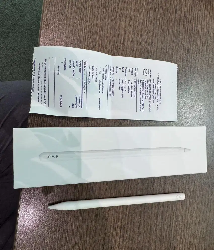 Jual Apple Pencil Gen 2 garansi Resmi