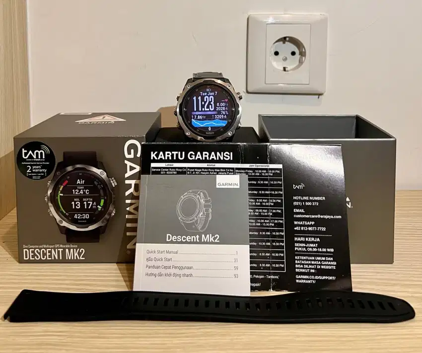 Dijual Garmin Descent MK2 (used), sudah dipakai 6 bulan