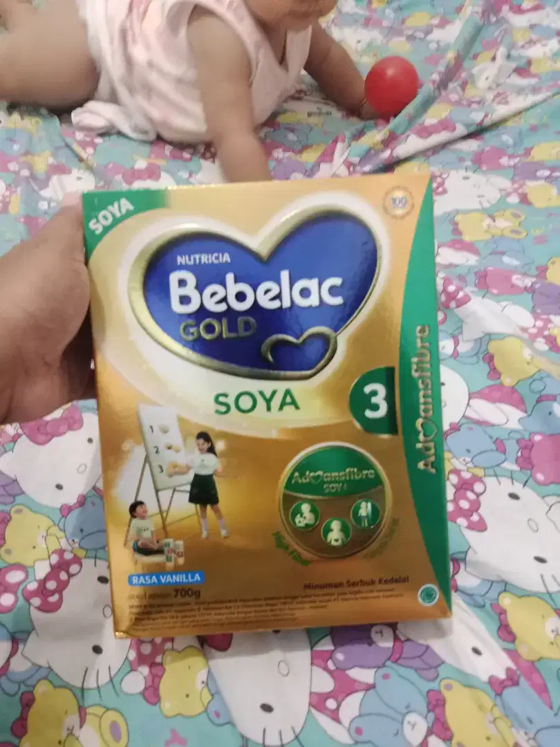 Jual susu bebelac soya tahap 3 raya vanilla