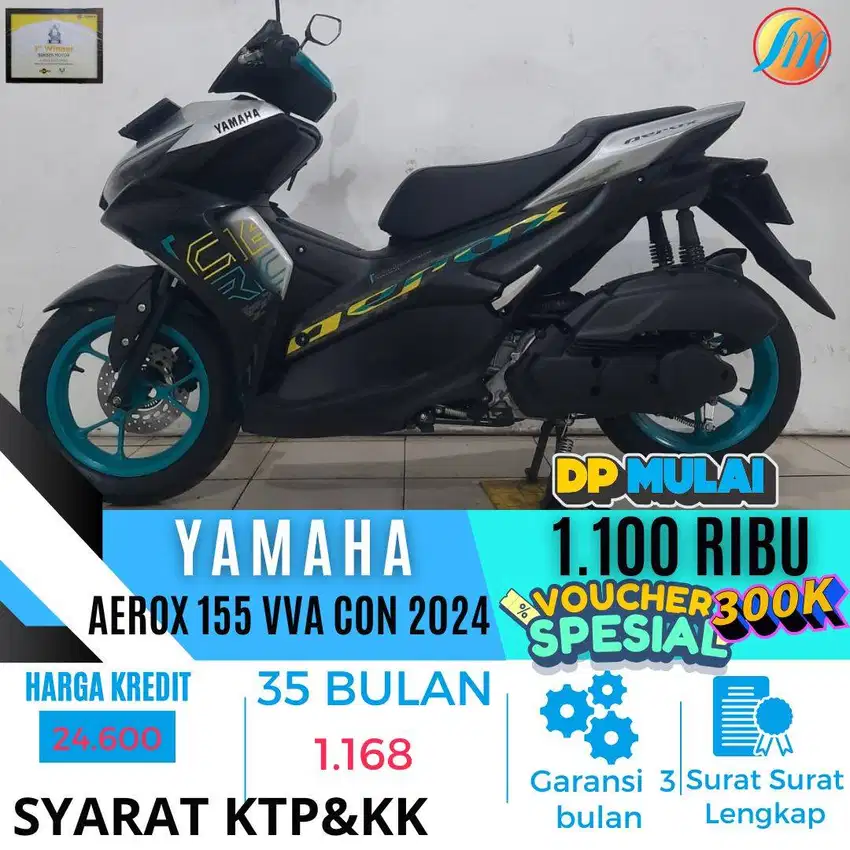 AEROX 155 VVA CON JUAL CEPAT CASH&KREDIT FREE VOUCHER 300K