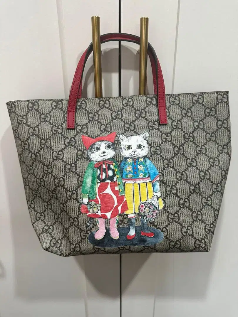 Gucci X Yuko Higuchi Shoulder Tote Red