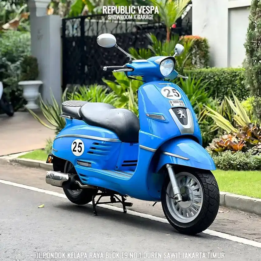 Peugeot Django Sport 150cc Tahun 2015 Warna Biru PERFECT CONDITION.