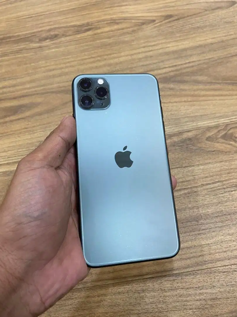 iphone 11 pro max 64gb midnightgreen fullset beacukai