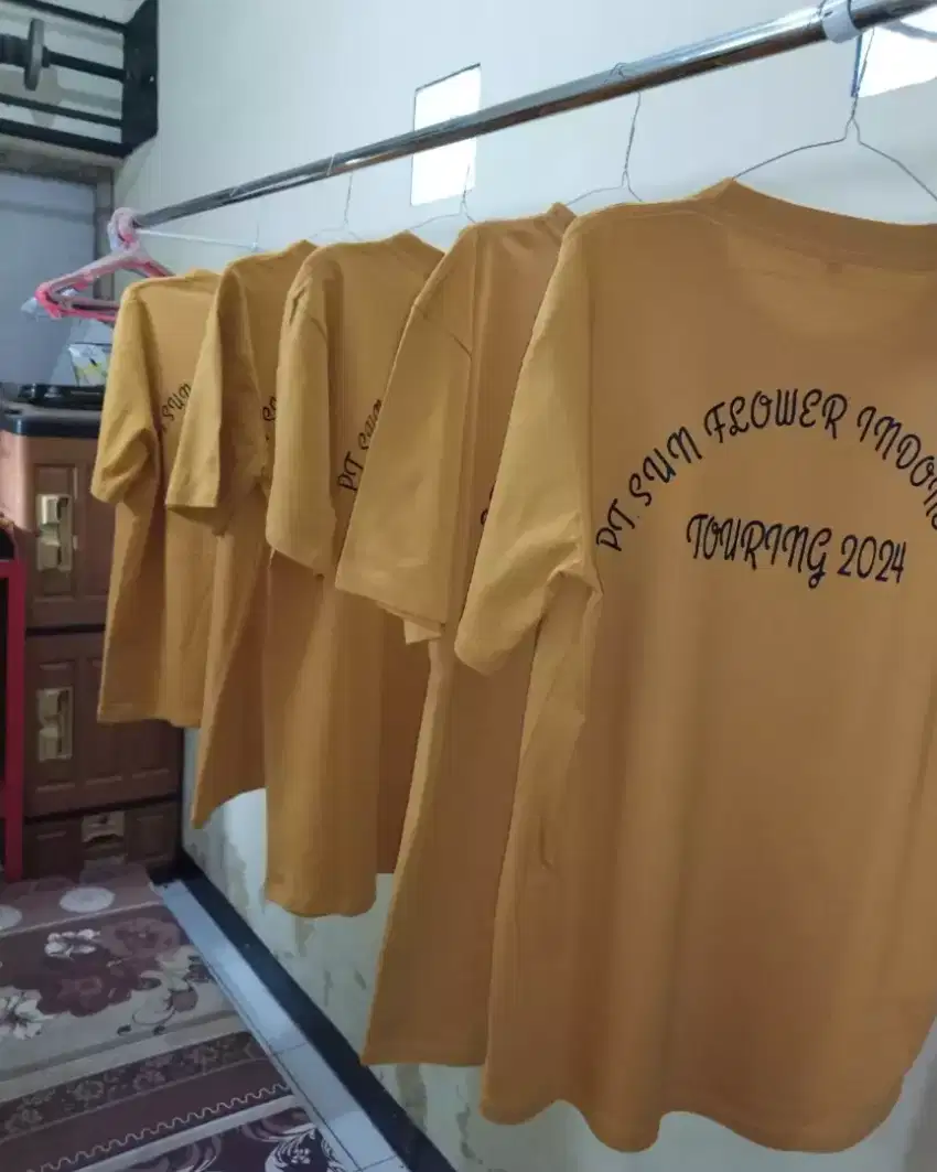 Terima jasa pembuatan kaos sablon costume