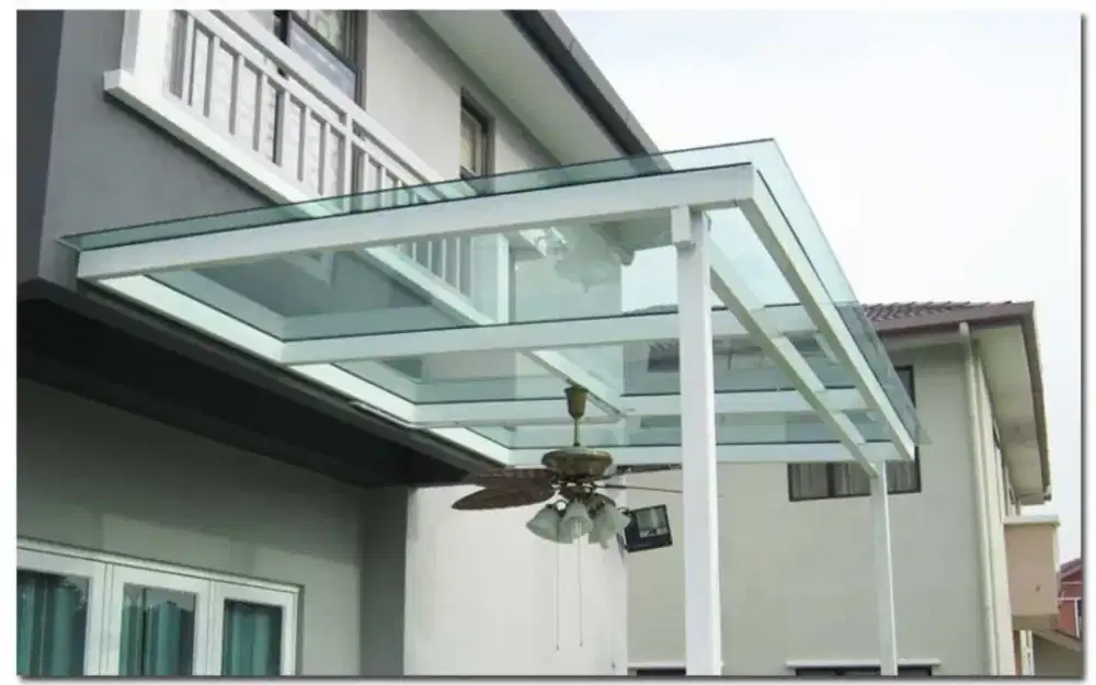 Kanopi kaca murah bergaransi