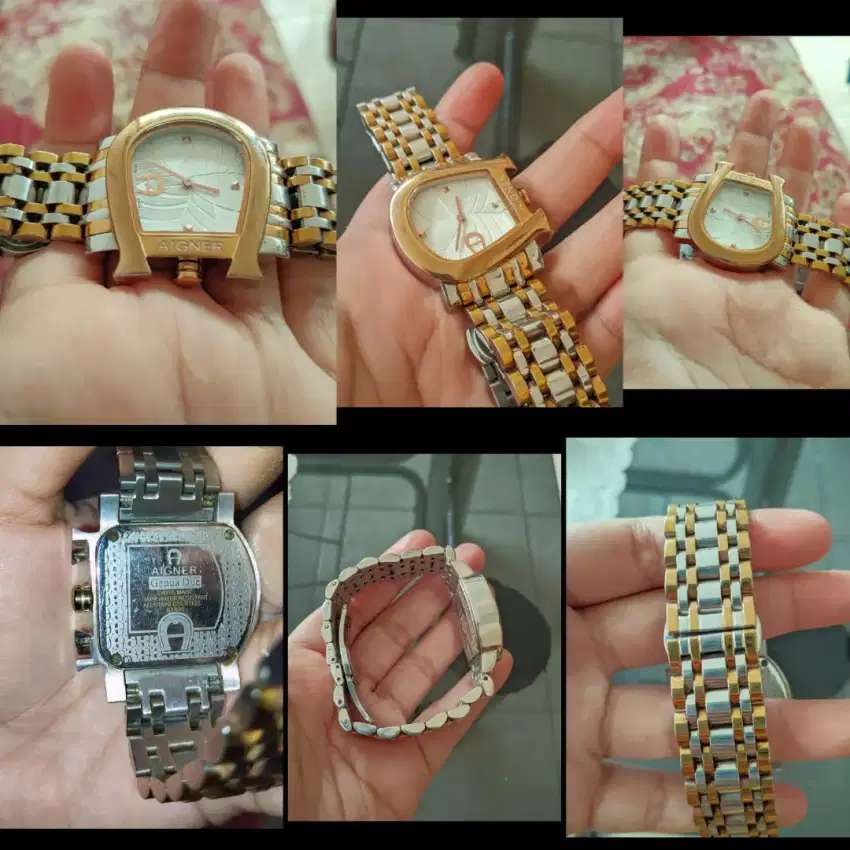 Jual Cepat Jam Tangan Kesayangan (Aigner A1800 Genua Due Original)