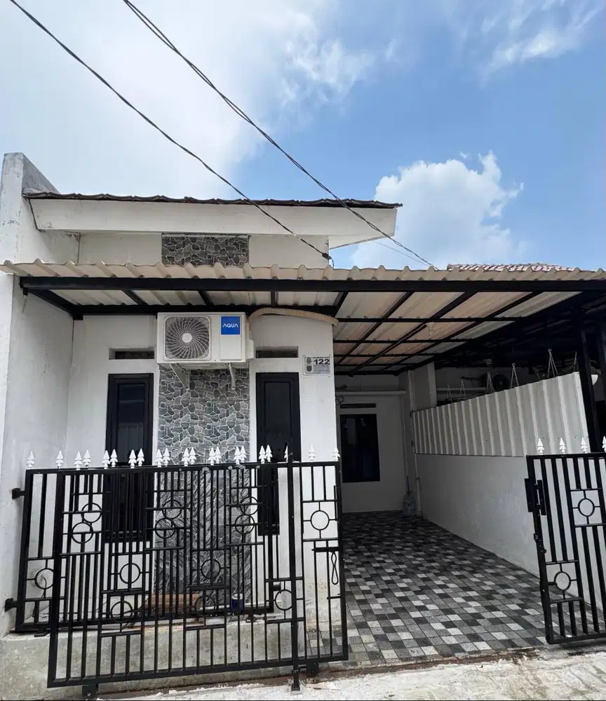 RUMAH SEMI FURNISHED 5 MENIT KE STASIUN CIYTAYAM & JALAN RAYA