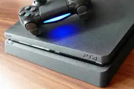 Ps4 slim 500gb 6 game + bonus cooling fan kondisi bening siap pakai