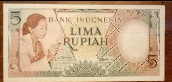 Uang kuno 5 rupiah