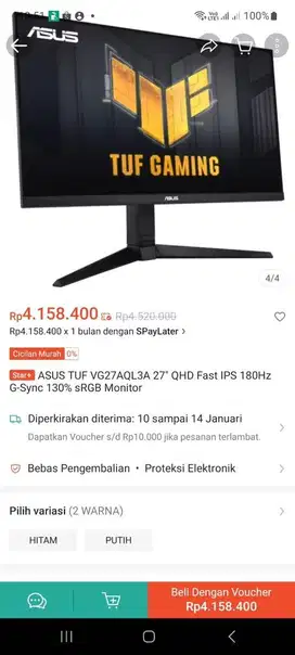 Dijual cepat monitor