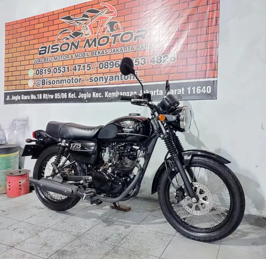 Km9rb! Seperti baru! KAWASAKI W175SE 2022 AKHIR W 175 SE Cafe