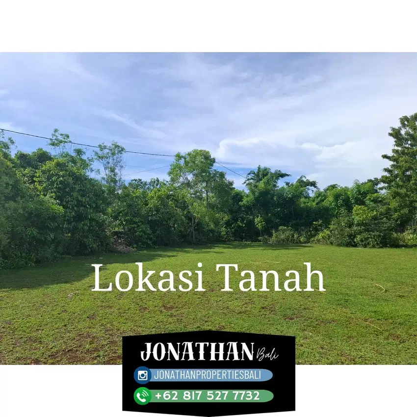 Dijual tanah dekat Pantai Melasti Jalan tunjung II - Lsyg