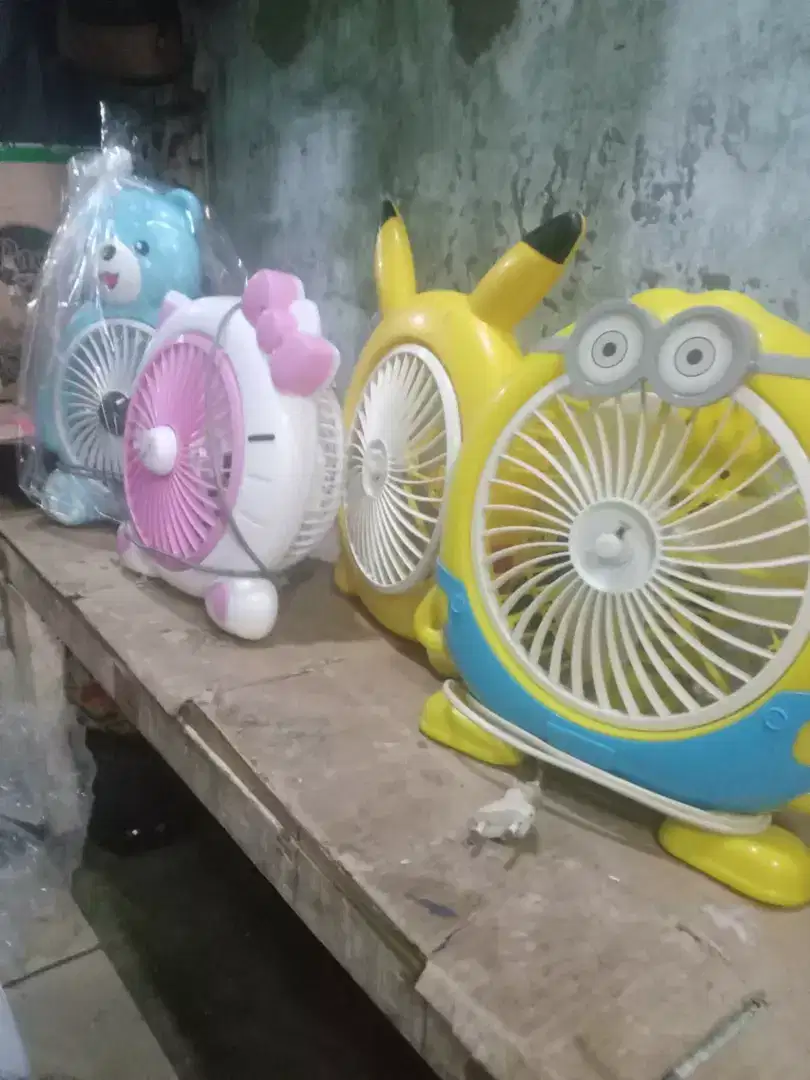 Jual kipas kecil karakter sprti gbar y,nego