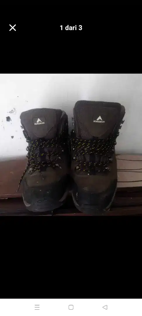 Sepatu gunung Eiger UK 43