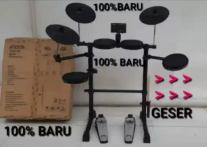 100%baru DRUM ELEKTRIK CHINA AROMA TDX15