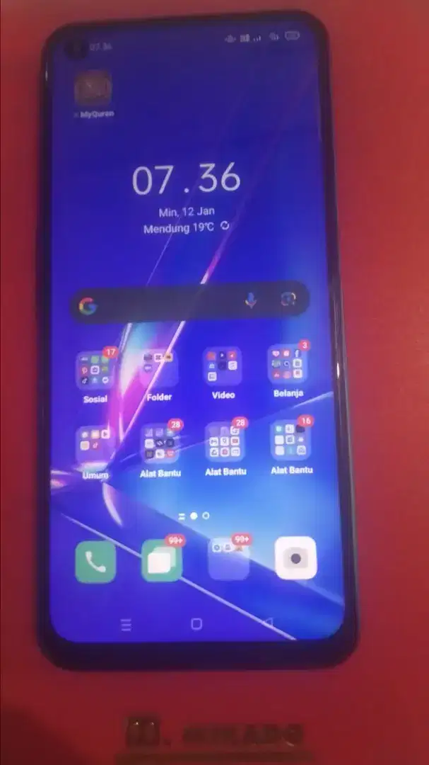 Oppo A92 Ram 6/128 GB kondisi ok , jual Bu kalah sama kebutuhan