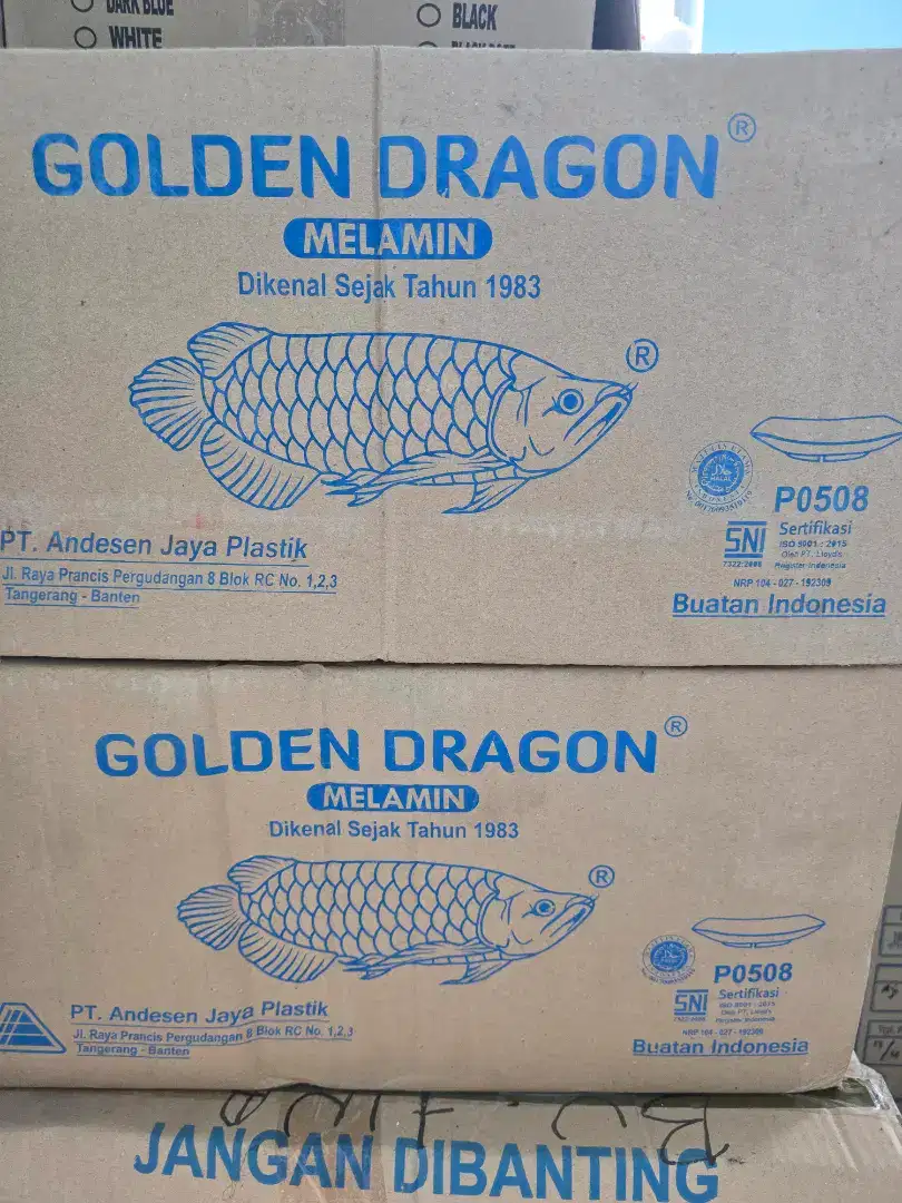 Piring melamin merk Golden Dragon P0508