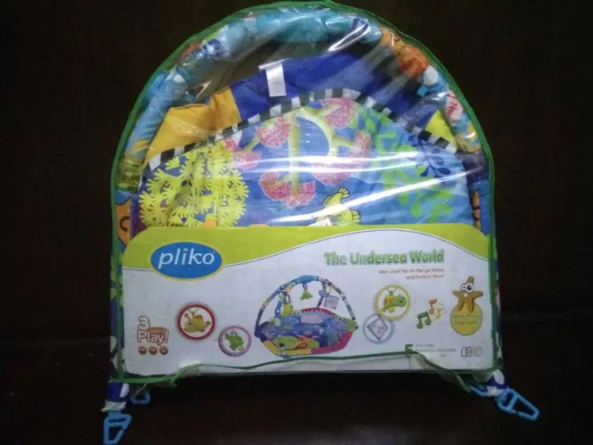 PLAYMAT / PLAYGYM PLIKO 'THE UNDERSEA WORLD' dengan Musik & Lampu