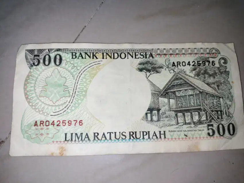 Uang kertas 500 indonesia jaman dulu