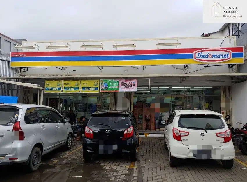 Rumah Komersil disewa Indomaret Main Road Buah Batu Bandung