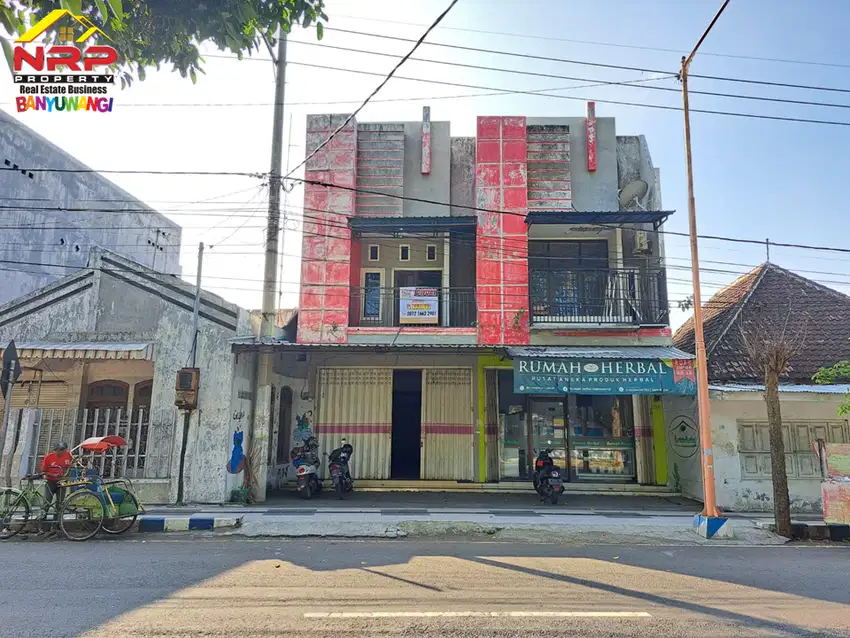 Dijual Cepat Ruko Prospek + Hunian 1,5 Lantai di Jln DR. Sutomo - BWI