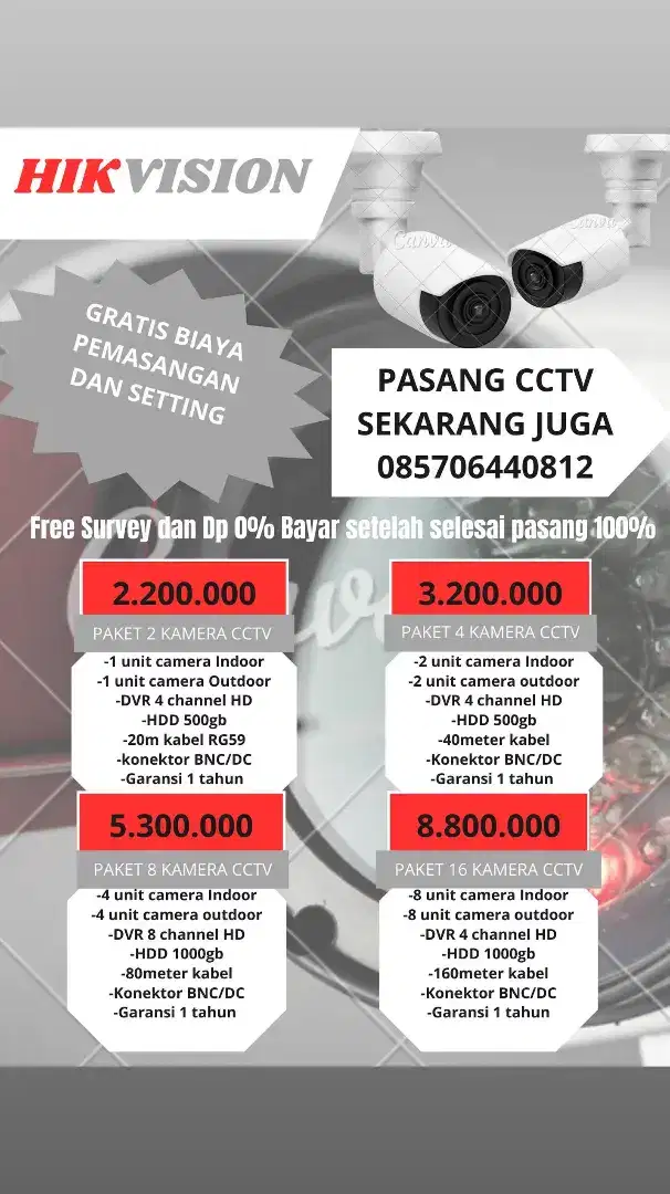 Promo cctv HIKVISION