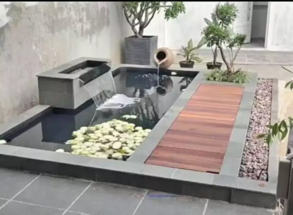 KOLAM IKAN MINIMALIS