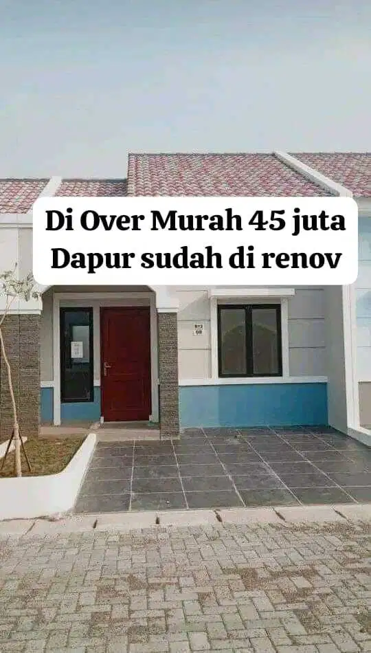 Di over Murah 45 juta Dapur sudah di renov siap huni