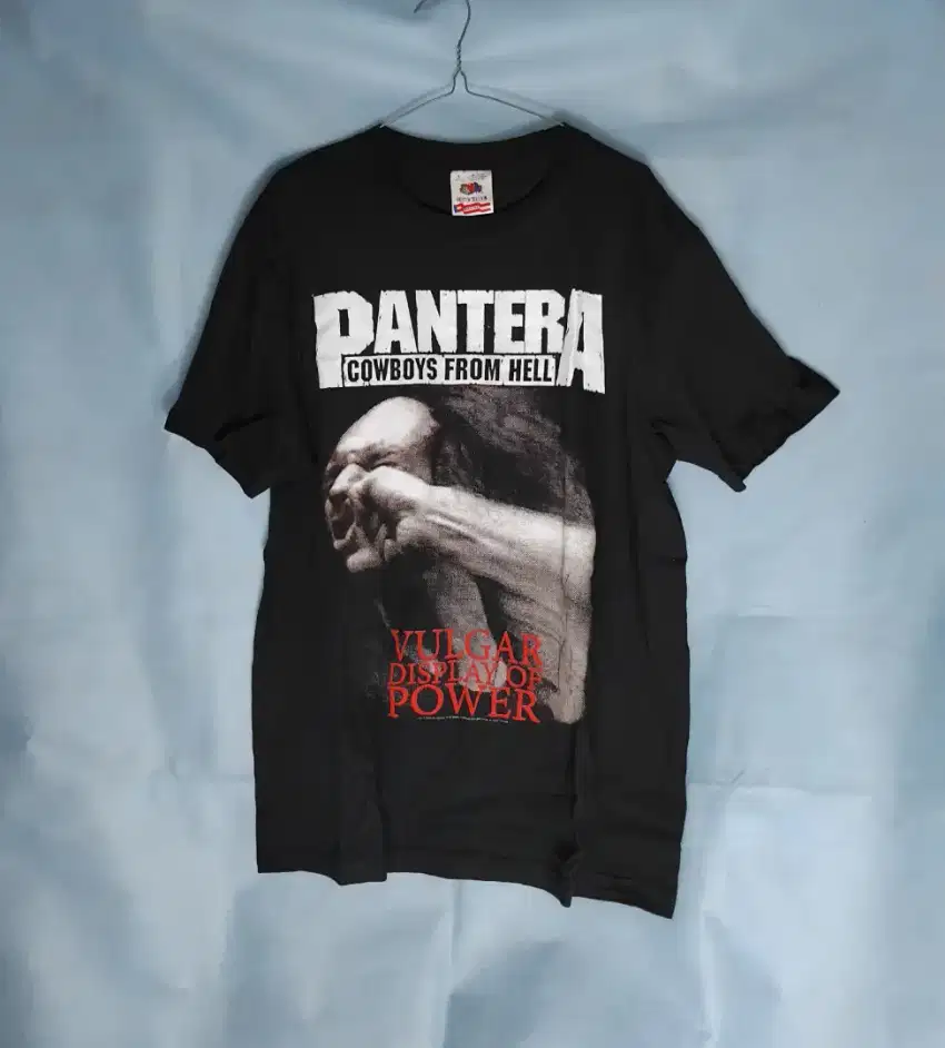 KAOS BAND PANTERA VULGAR DISPLAY OF POWER ORIGINAL SECOND BEKAS