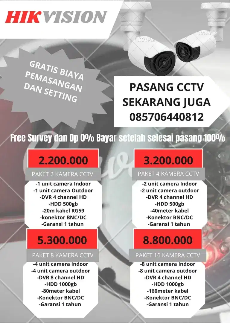 Promo Cctv Hikvision