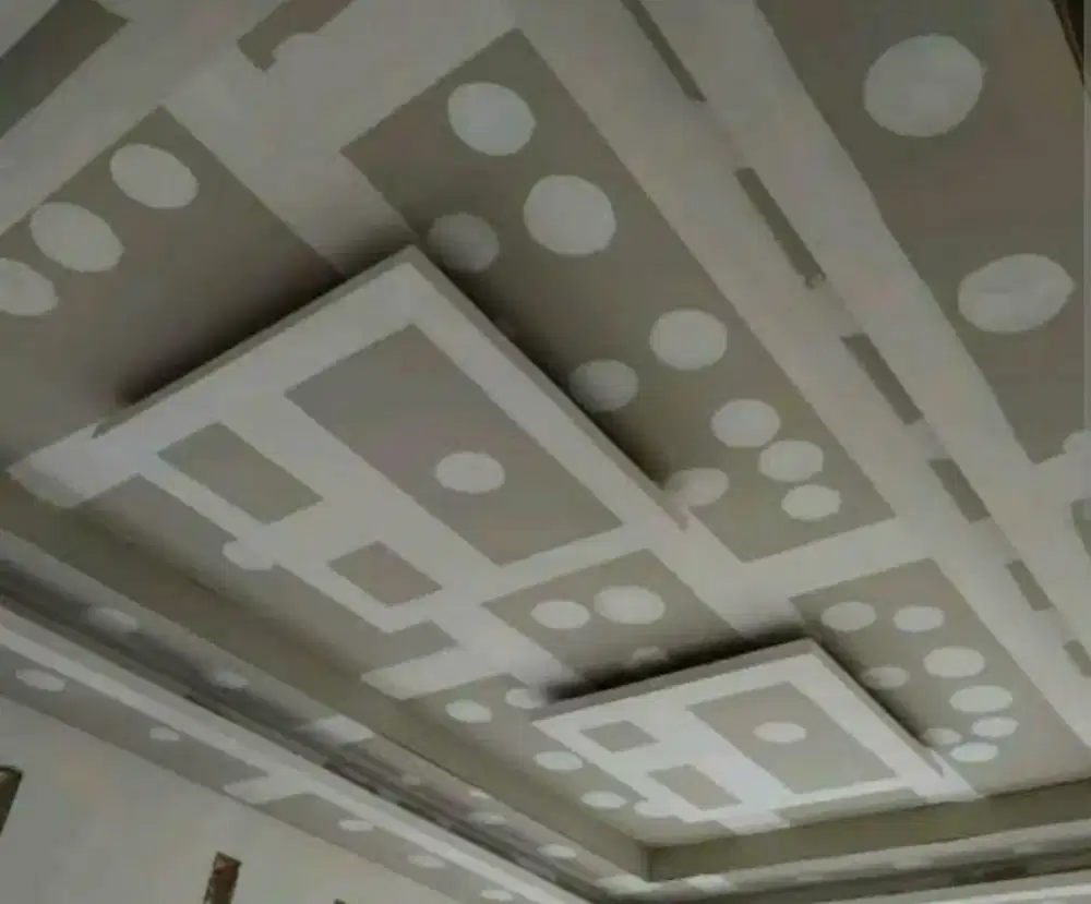 jasa pasang plafon partisi gypsum pvc dan kalsiboard