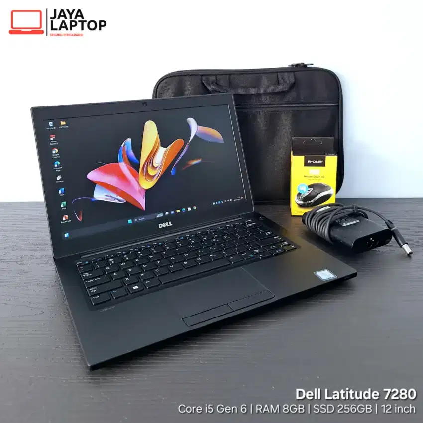 Dell Latitude 7280 Core i5 RAM 8GB SSD 256GB Slim Laptop Second Bekas