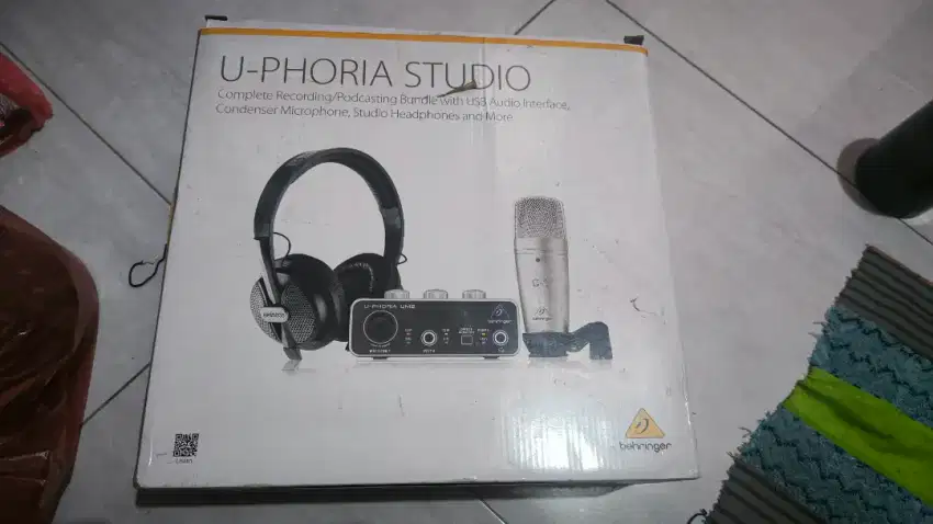 Paket recording behringer u-phoria studio