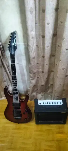 Jual Gitar Ibanez plus ampi