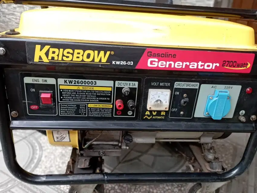 Genset/Generator Krisbow KW 26-03