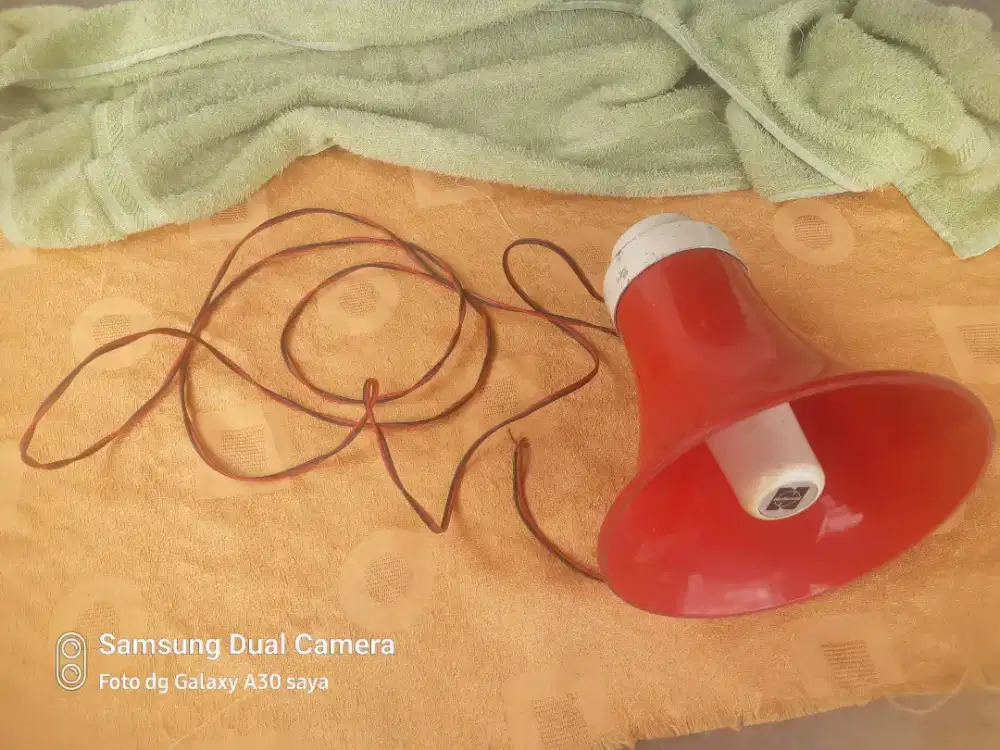 Speaker Corong original National, lebar 7,5 Inc, Panjang: 20 cm