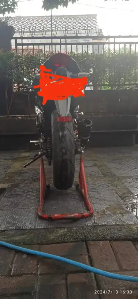 Jual kawasaki ninja 250 thn 2008 nopol E atau BT dgn NMAX